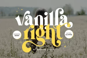 Vanilla Right Font