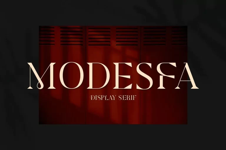 Modesfa Font